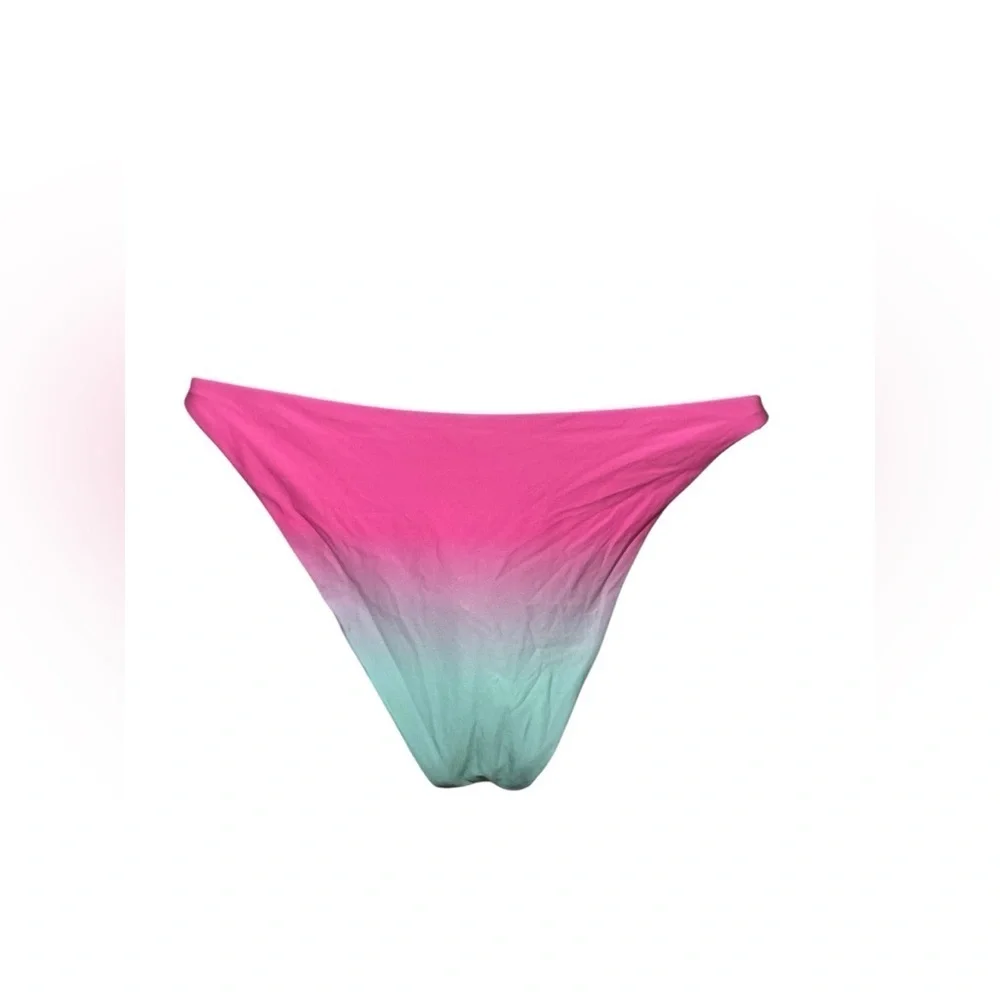 L*Space Hanna Montazami Devon Ombre String Bikini Bottom XL NWT
